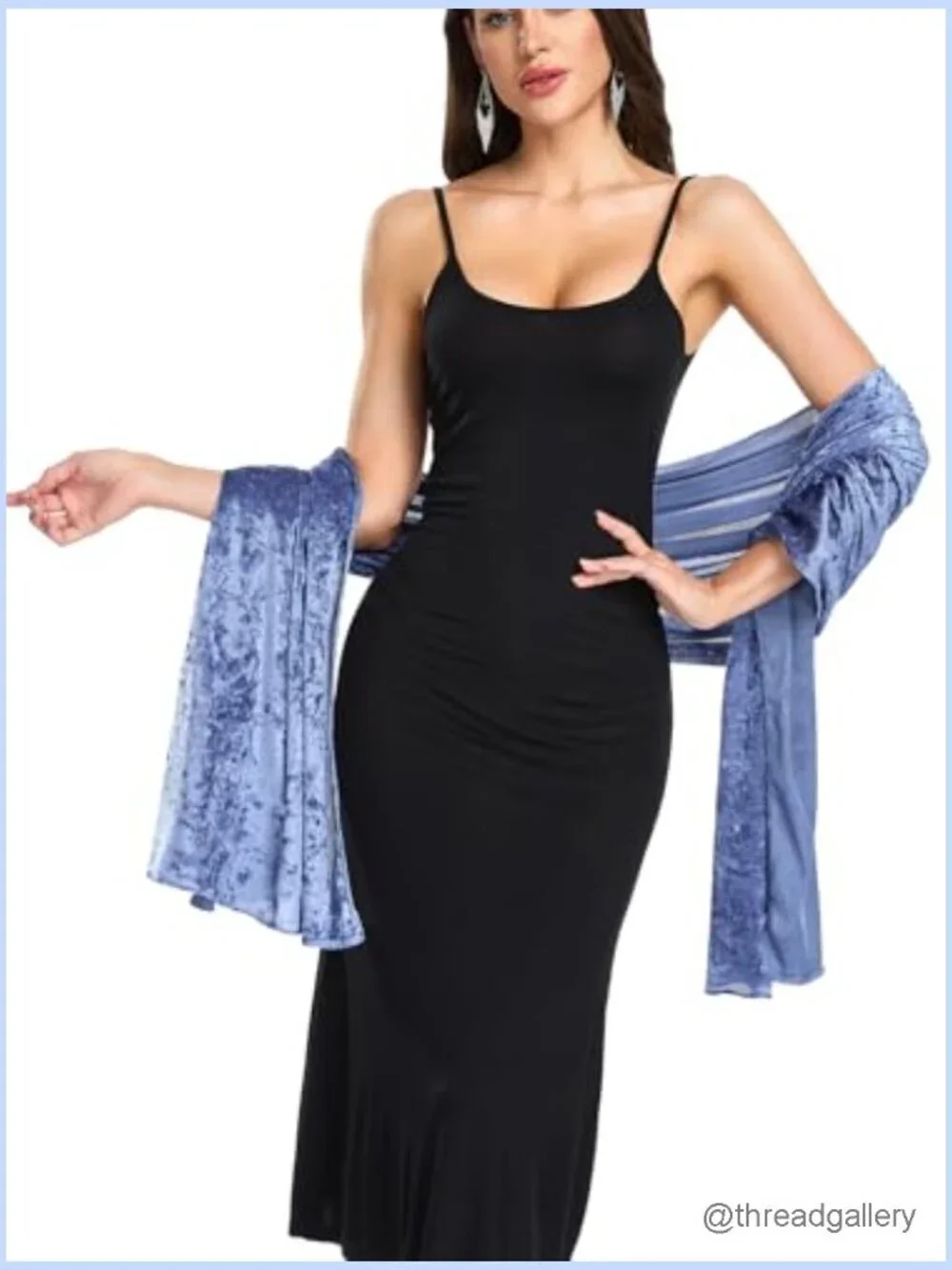 Knit Velvet Mesh Shawl Wrap for Evening Dresses Wedding Bridal Formal